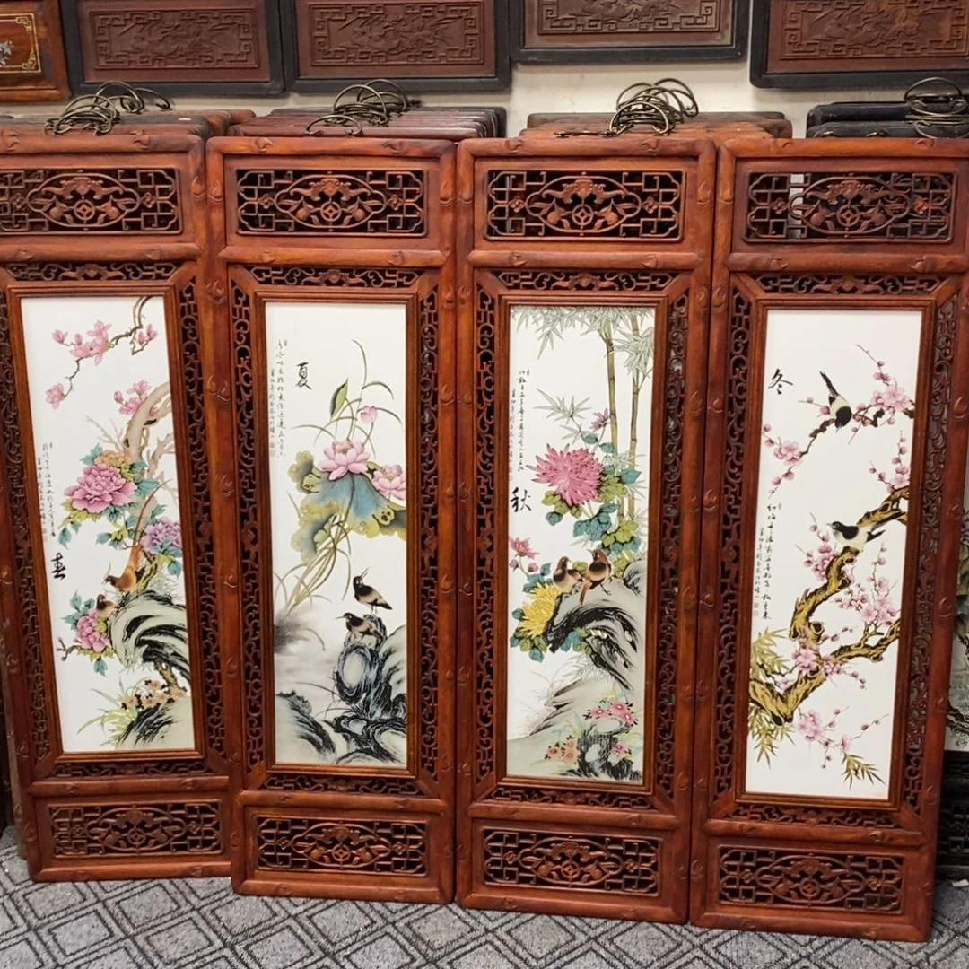 瓷1.2*36*4景德镇瓷板画柴窑烧制