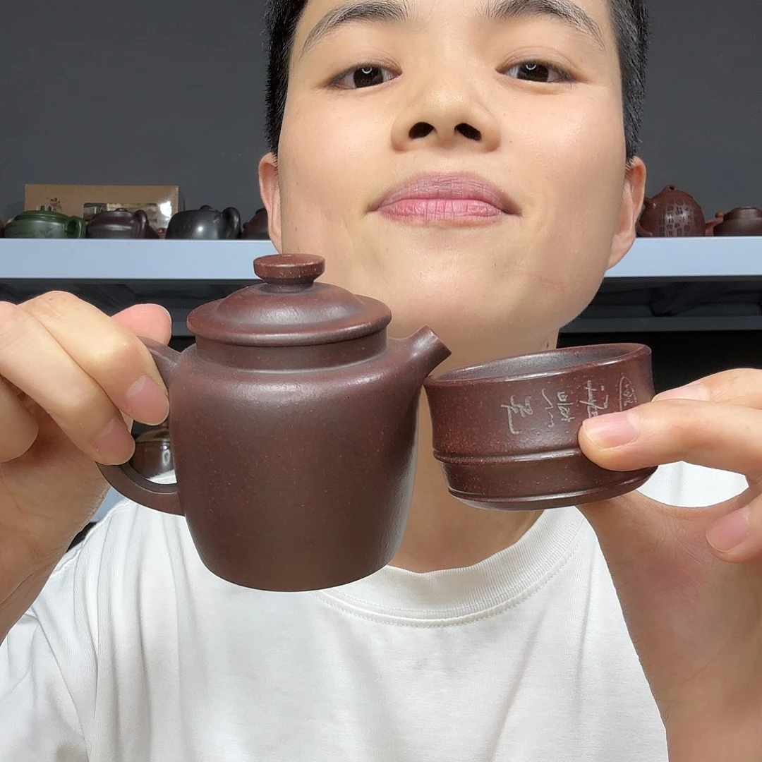 茶壶底槽青民间手艺人全手工制作