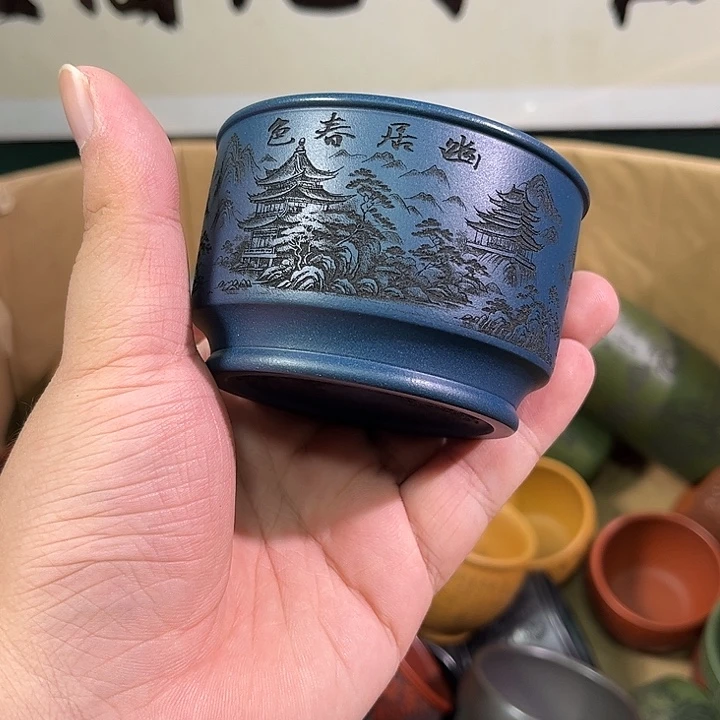 茶杯紫砂全手工紫砂主人杯