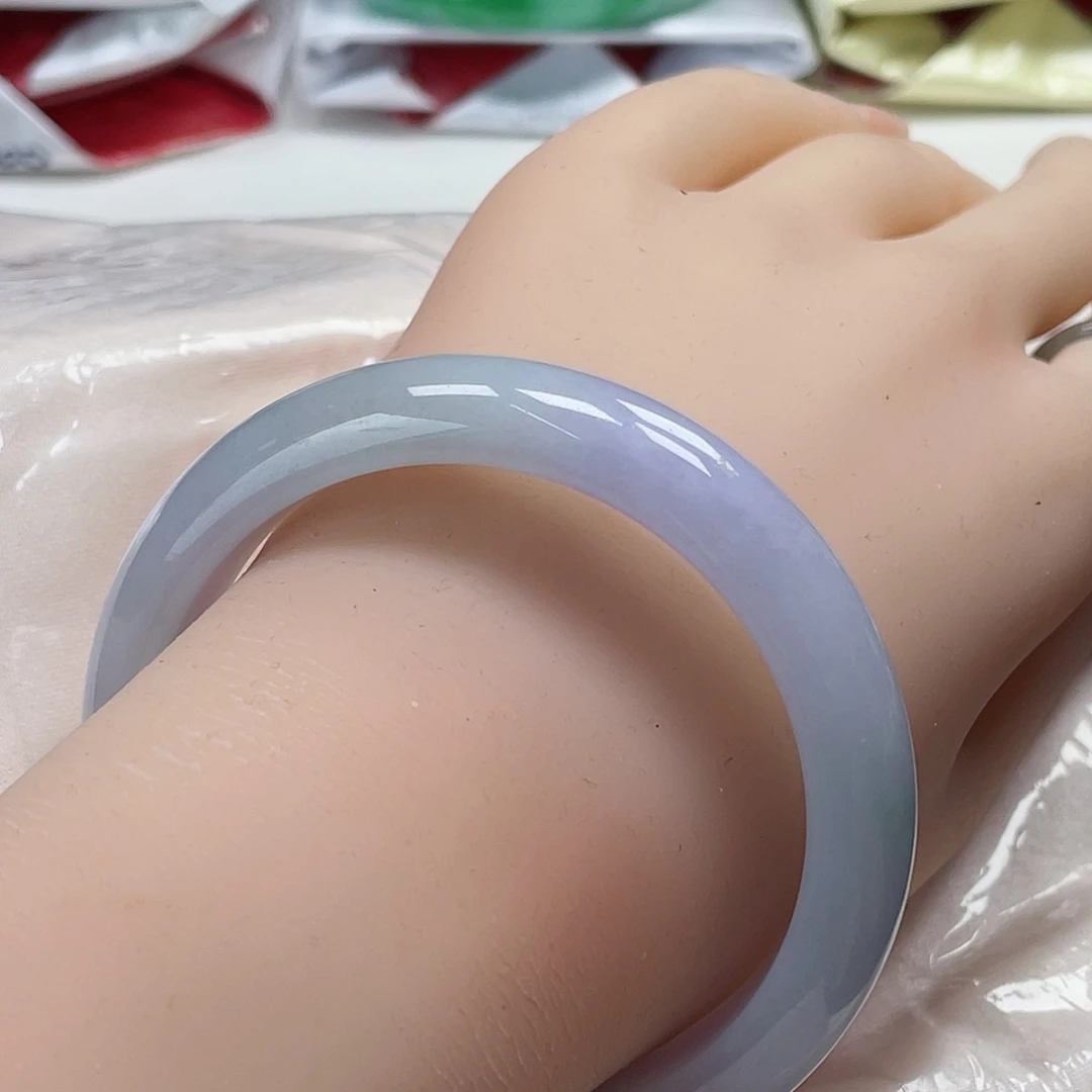 翡翠手镯未镶嵌缅甸翡翠手镯54圈