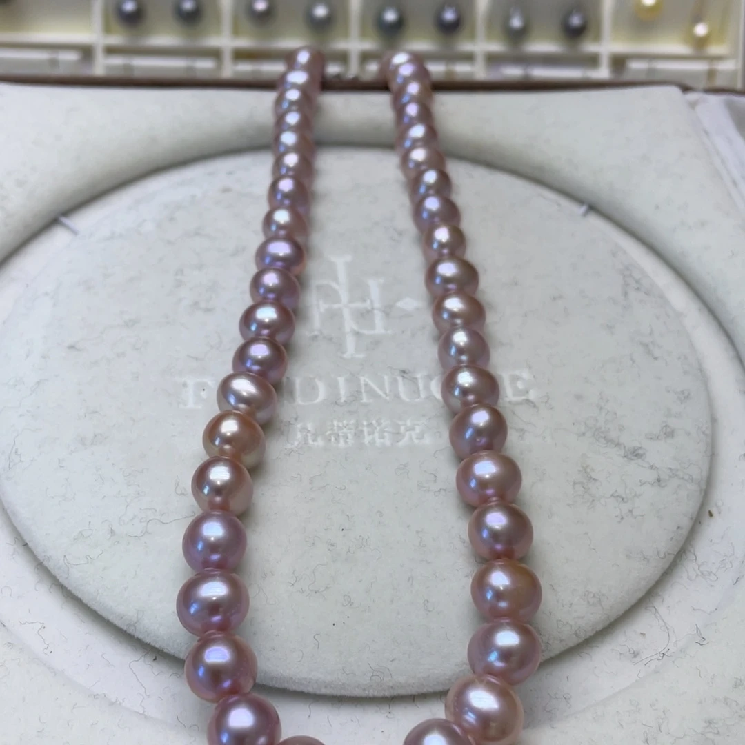 淡水珍珠颈饰银S925镶嵌