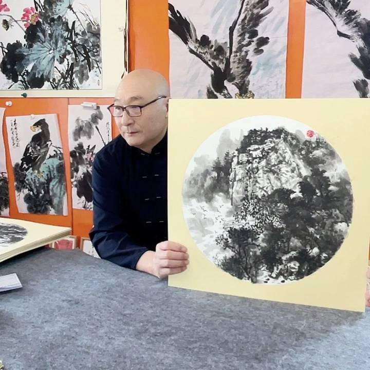 国画张圣敏先生纯手绘作品