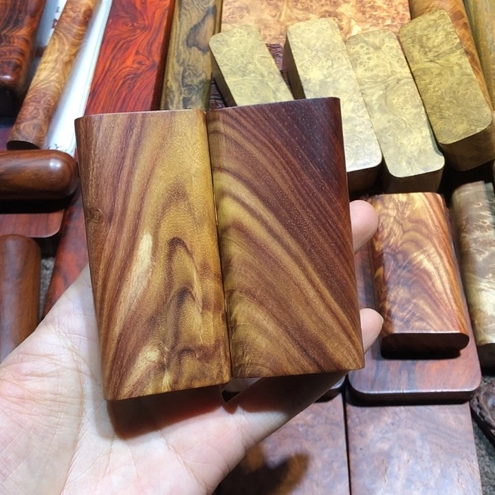 柢***绒质实木红木木料手把