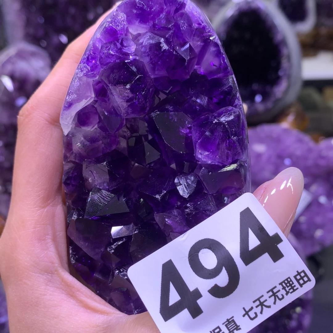 水晶水晶摆件未镶嵌自**祥