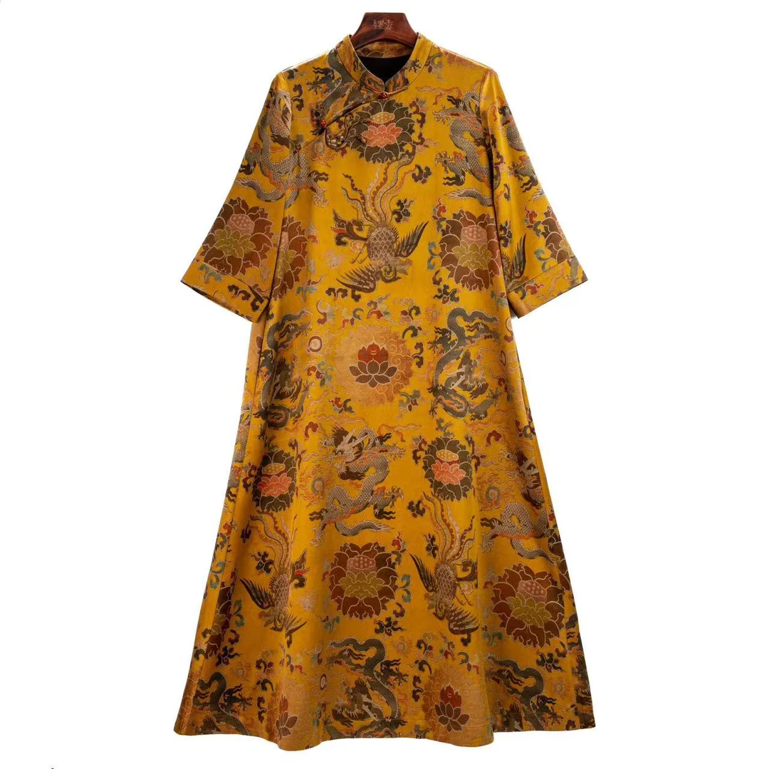 【龙凤呈祥】新中式时尚百搭连衣裙 MX661497