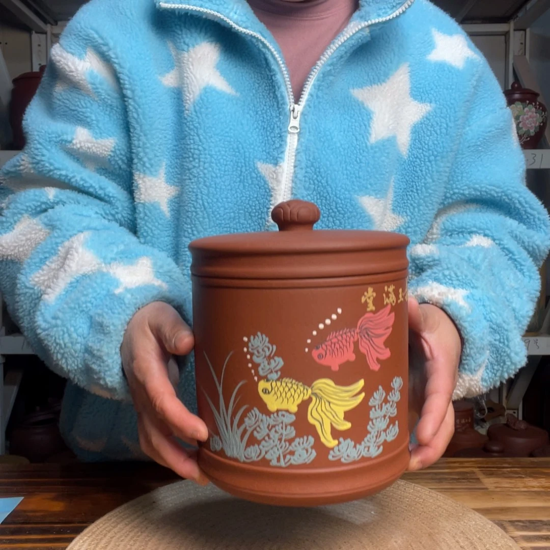 紫砂茶叶罐今天晚上