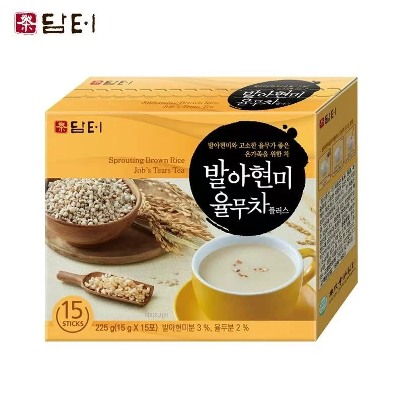 韩国原装进口丹特牌发芽糙米薏米粉225g(15g*15包）