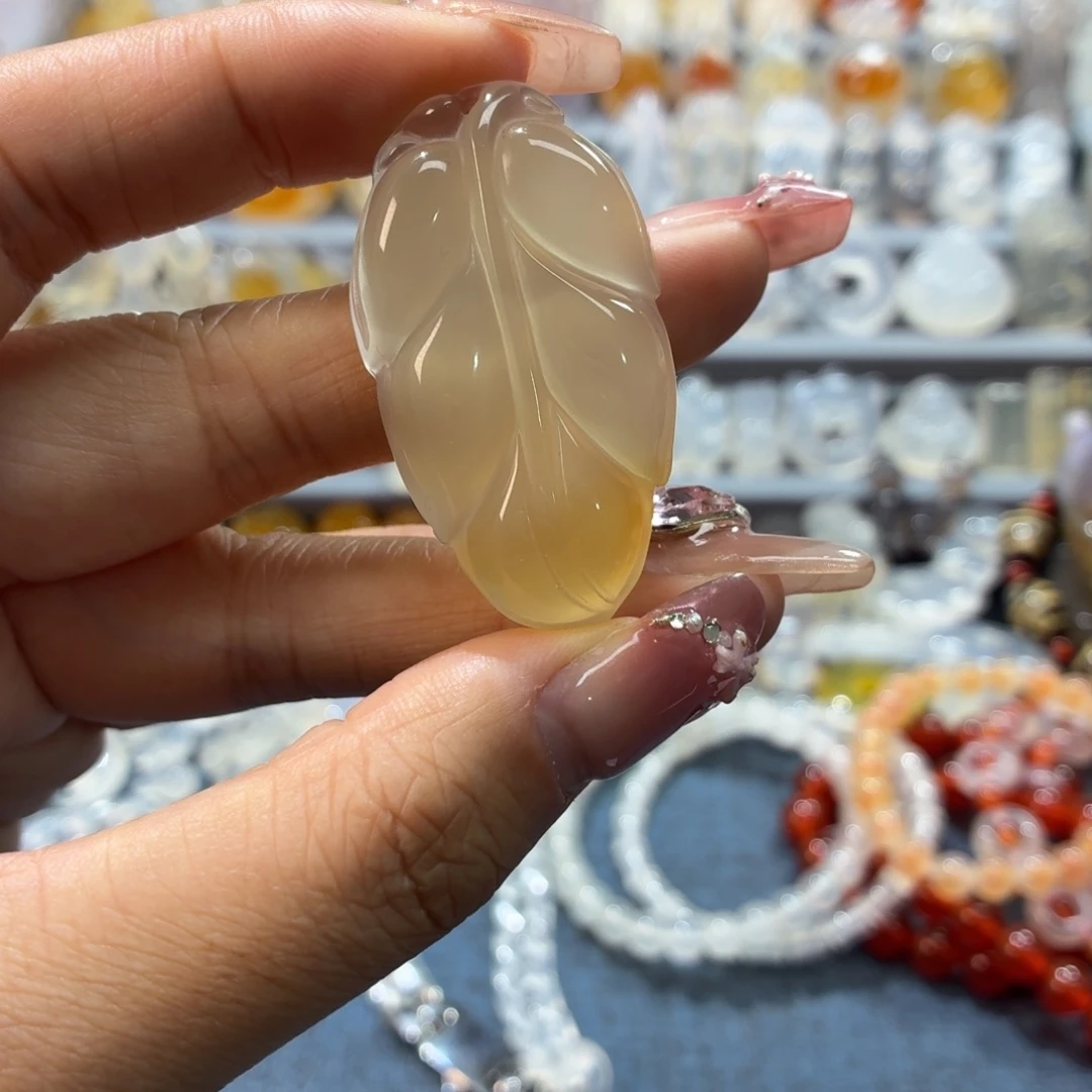 玛瑙/玉髓未镶嵌吊坠(不含链)