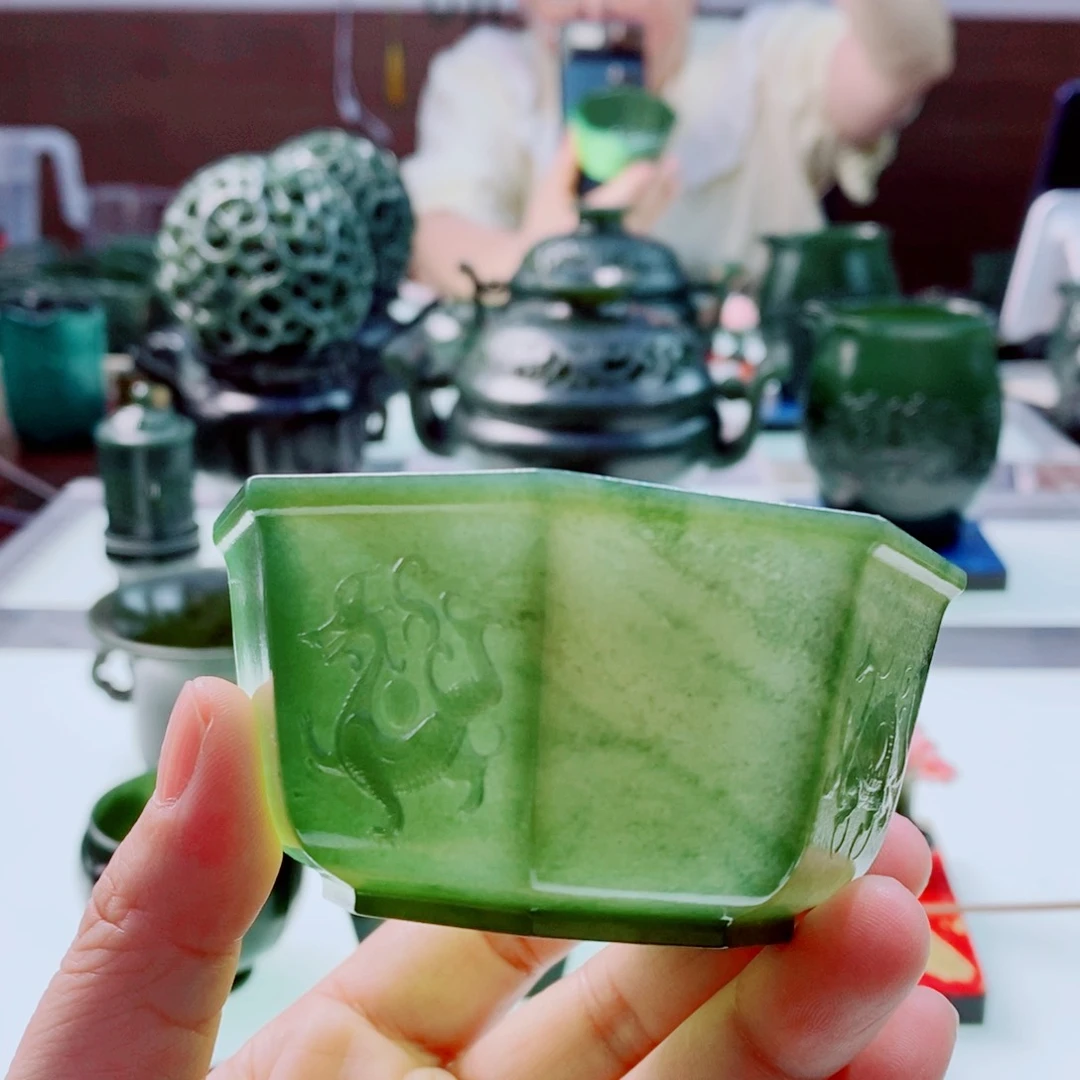 和田玉（青玉）未镶嵌摆件