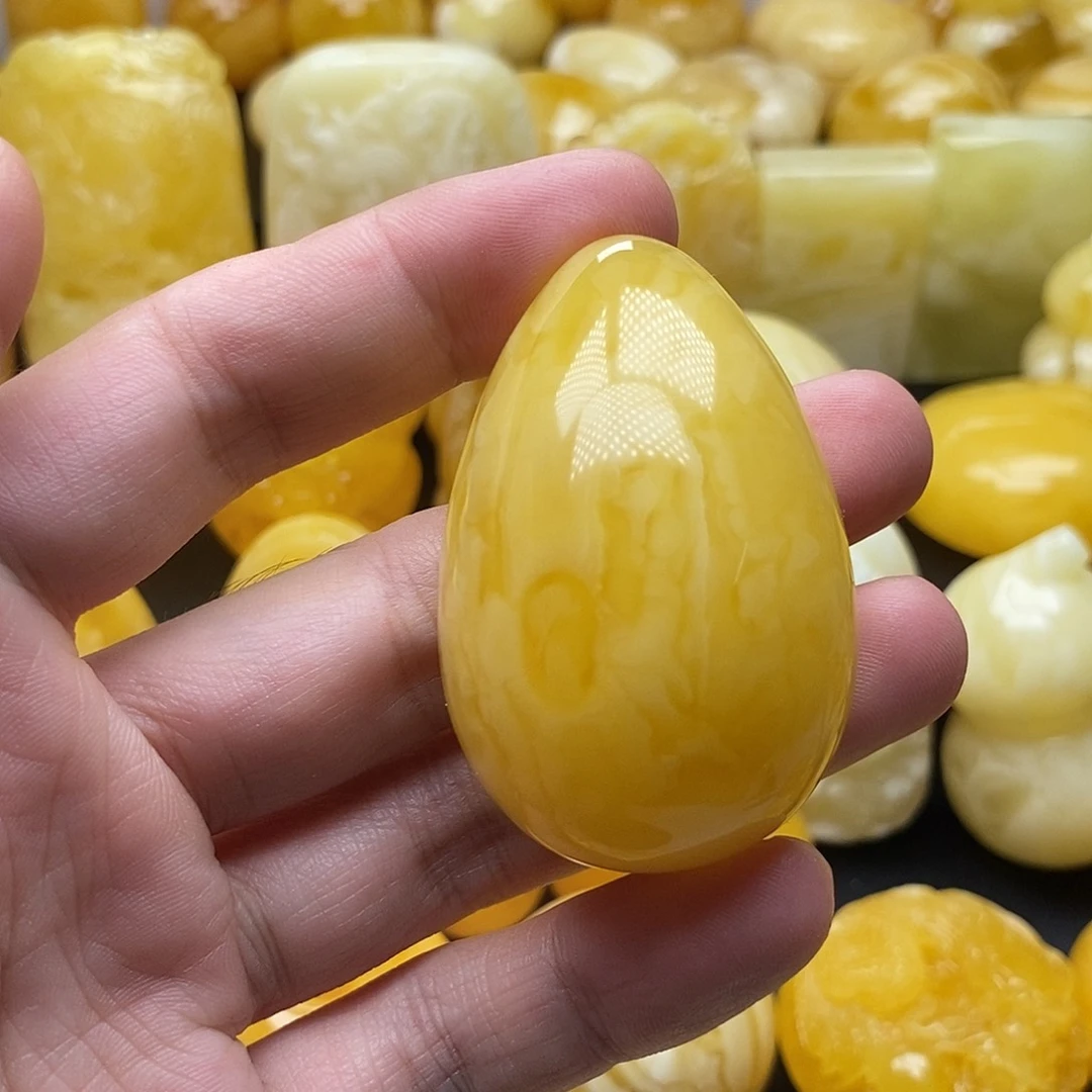 琥珀颈饰未镶嵌琥珀蜜蜡吊坠