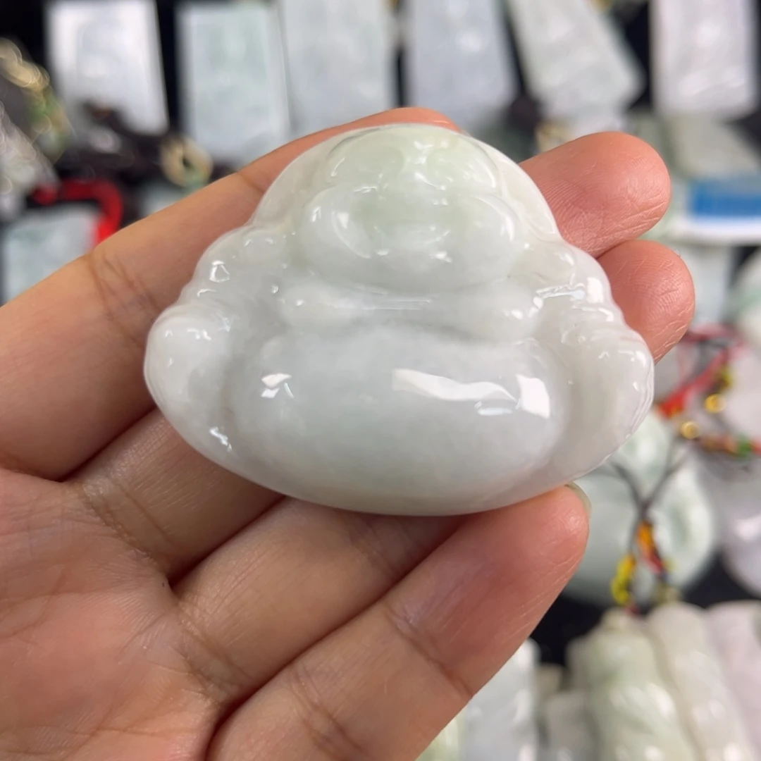 翡翠未镶嵌吊坠(不含链)瑕疵