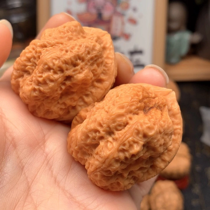 桃核把件霸王蟾42尺寸