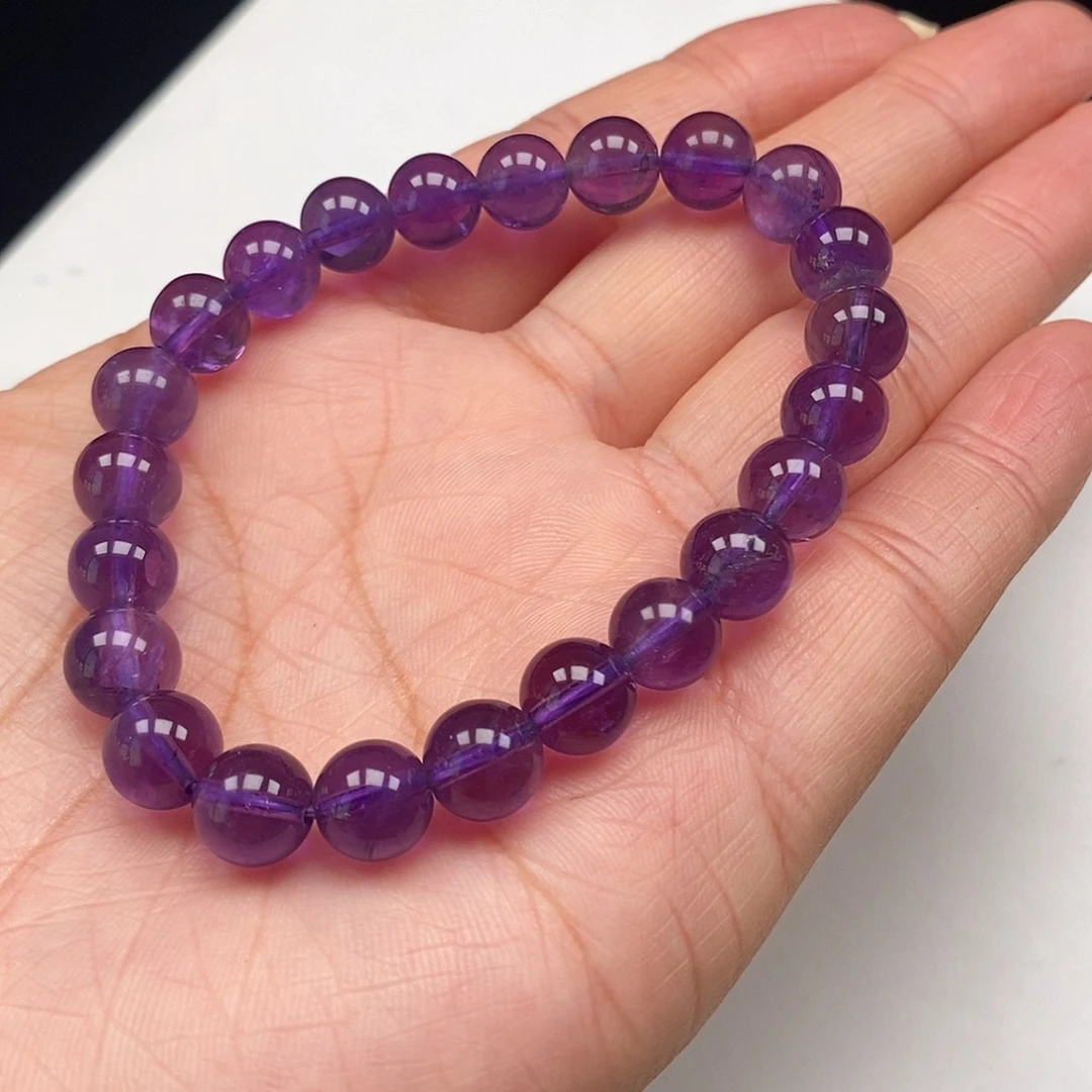 未镶嵌手链水晶紫水晶8