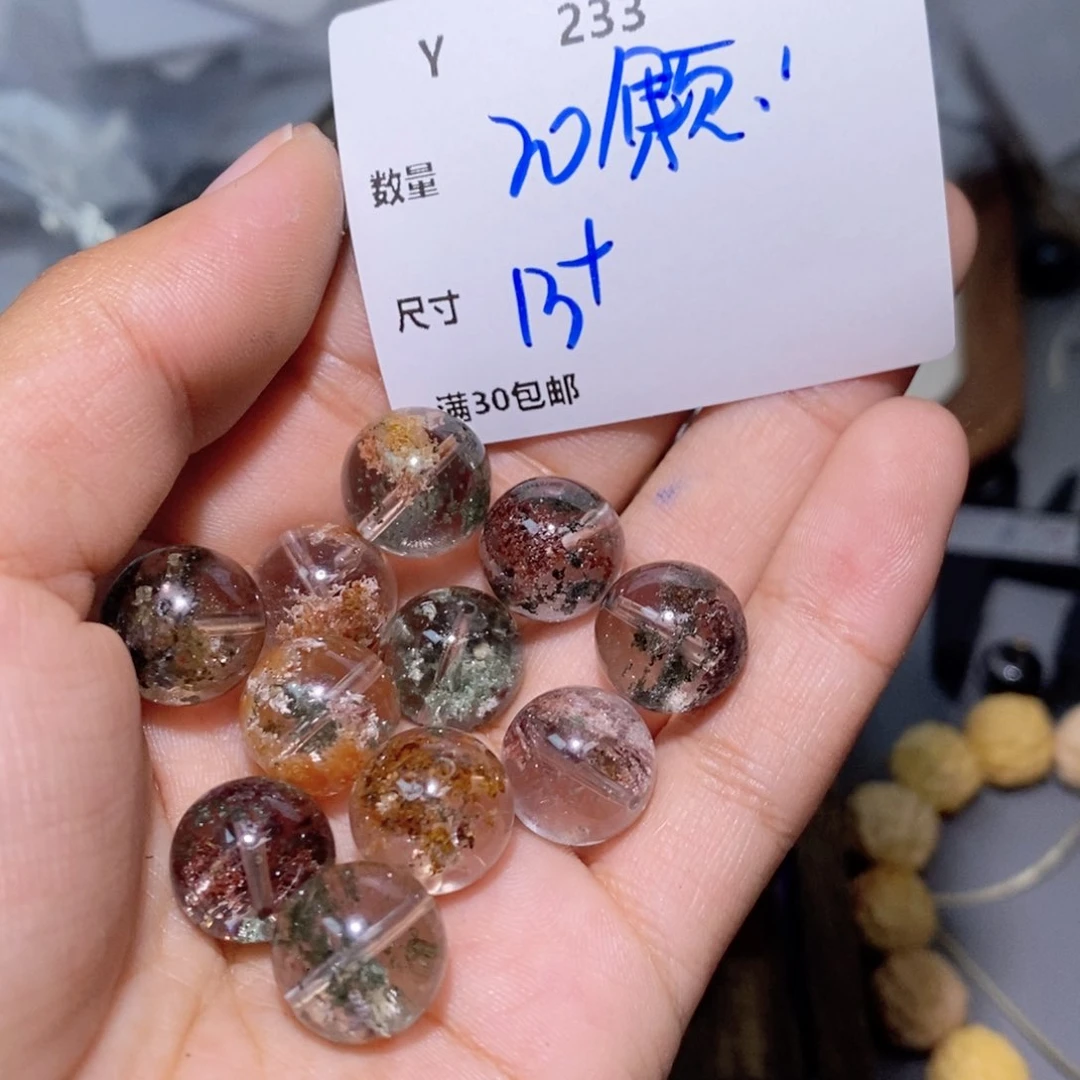 水晶颈饰银S925镶嵌Y233