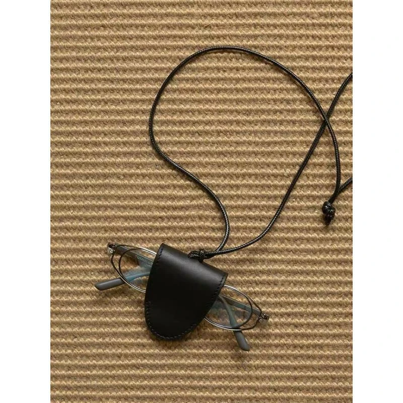 牛皮挂脖绳 墨镜夹绳