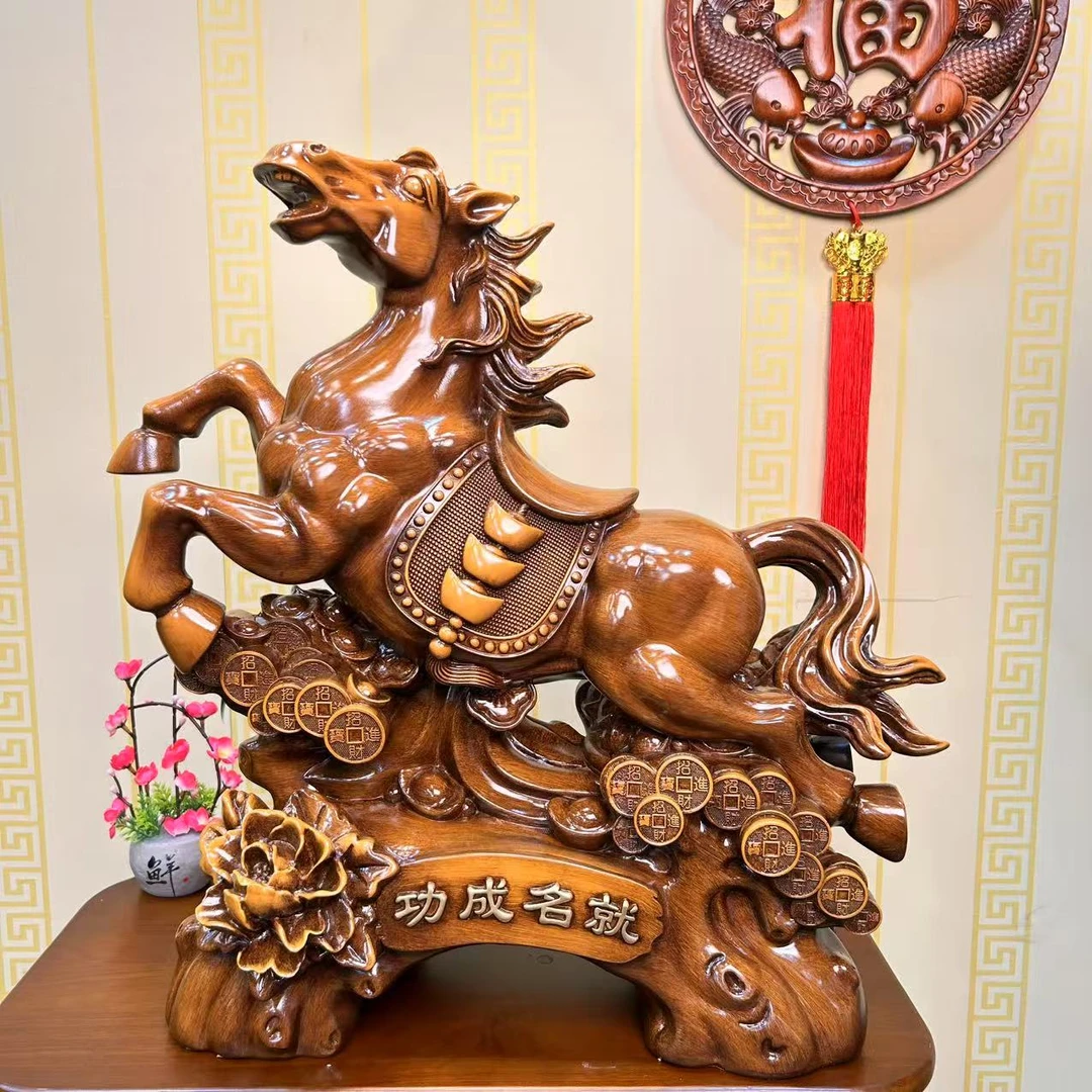 （功成名就）中式家居客厅玄关高档装饰摆件（42*39）XDH