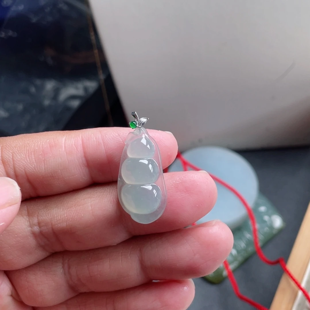 翡翠18K金镶嵌颈饰698988898