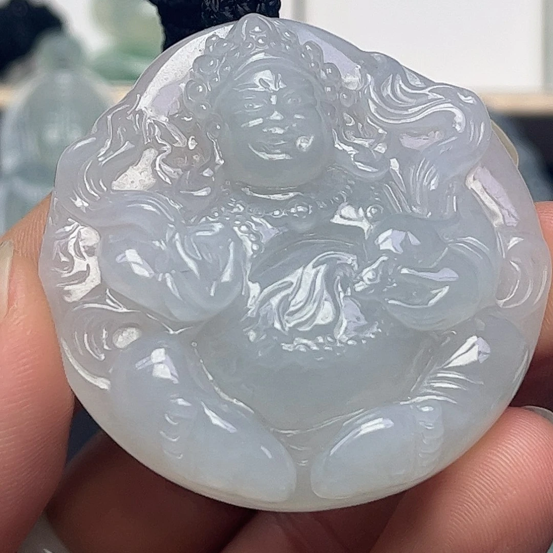 翡翠未镶嵌套链缅甸天然翡翠