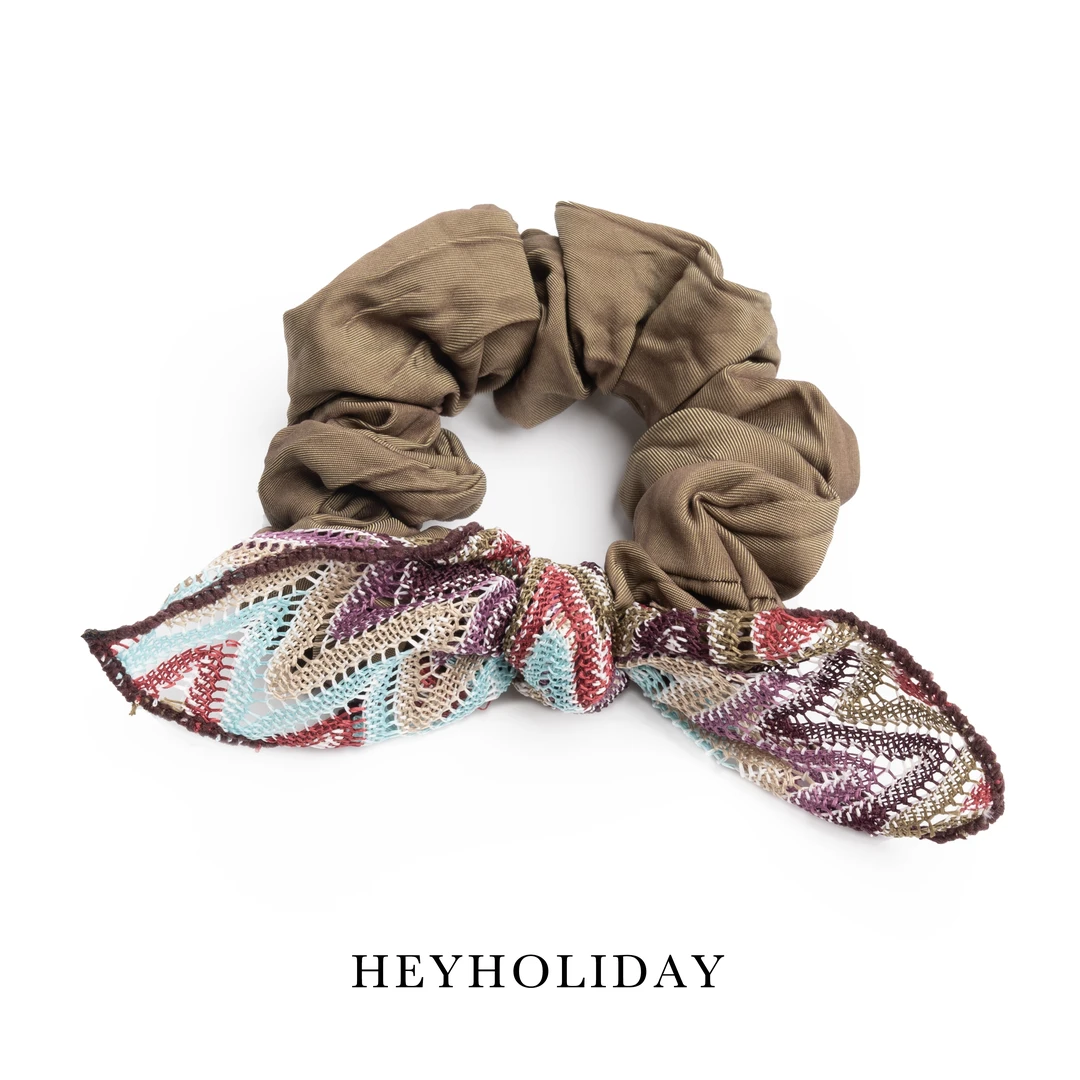 蝴蝶结发圈头绳甜美少女百搭可爱发饰温柔简约发绳时尚复古气质