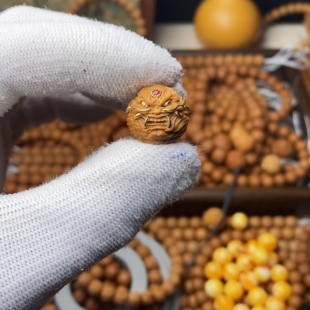 迷****猴头核桃吊坠单颗