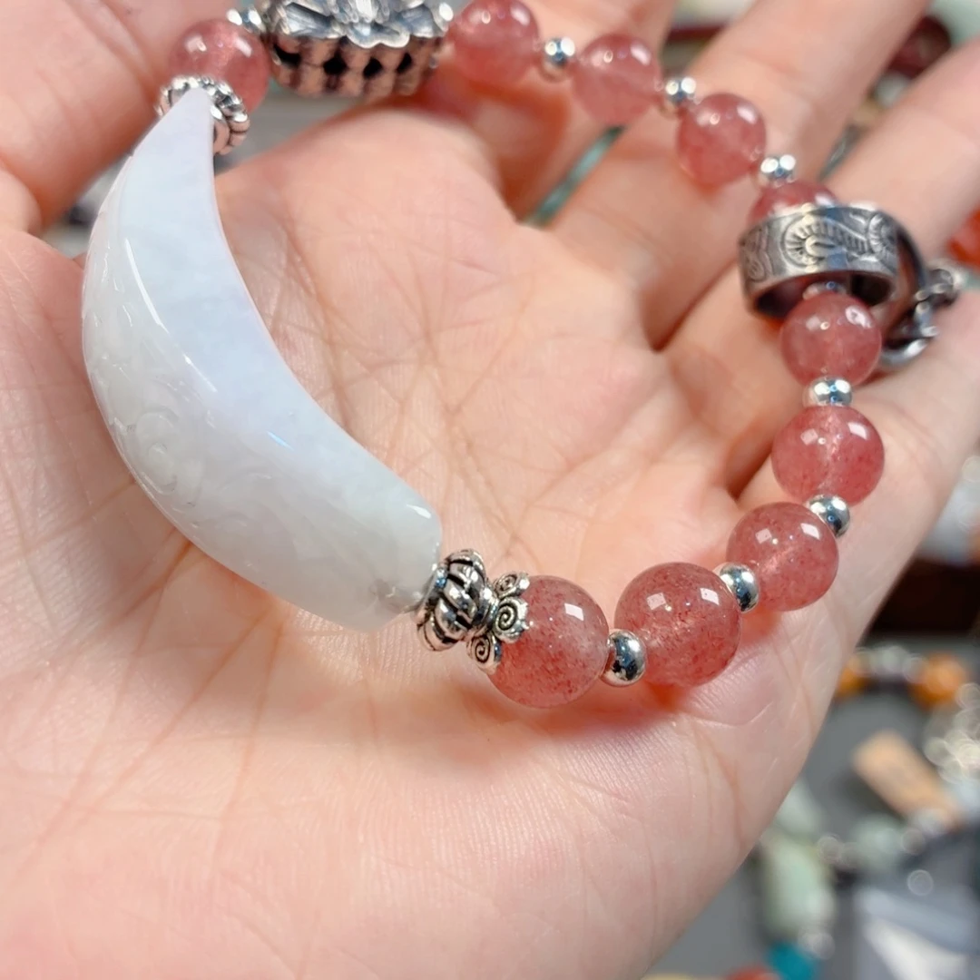 未镶嵌手链翡翠手串