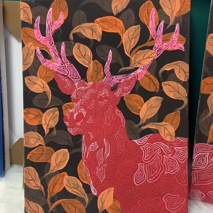 苏***娜油画牛龙凯老师作品