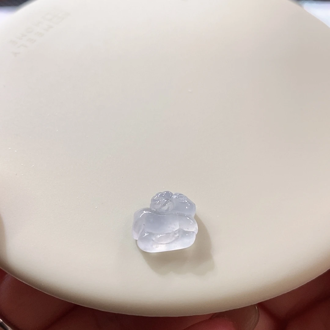 翡翠裸石木纳雪花棉小羊