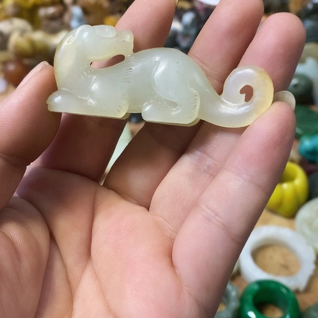 和田玉（糖玉）未镶嵌挂件玉器玉器玉器挂件