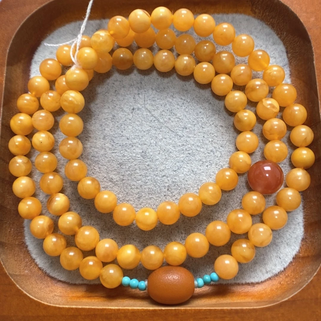 蜜蜡未镶嵌手链蜜蜡