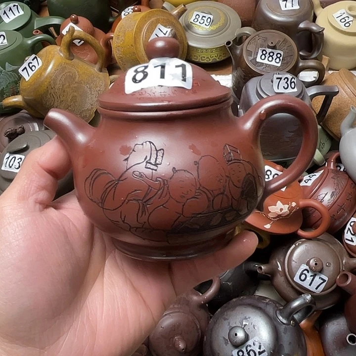 紫砂茶壶小****爱紫砂微瑕