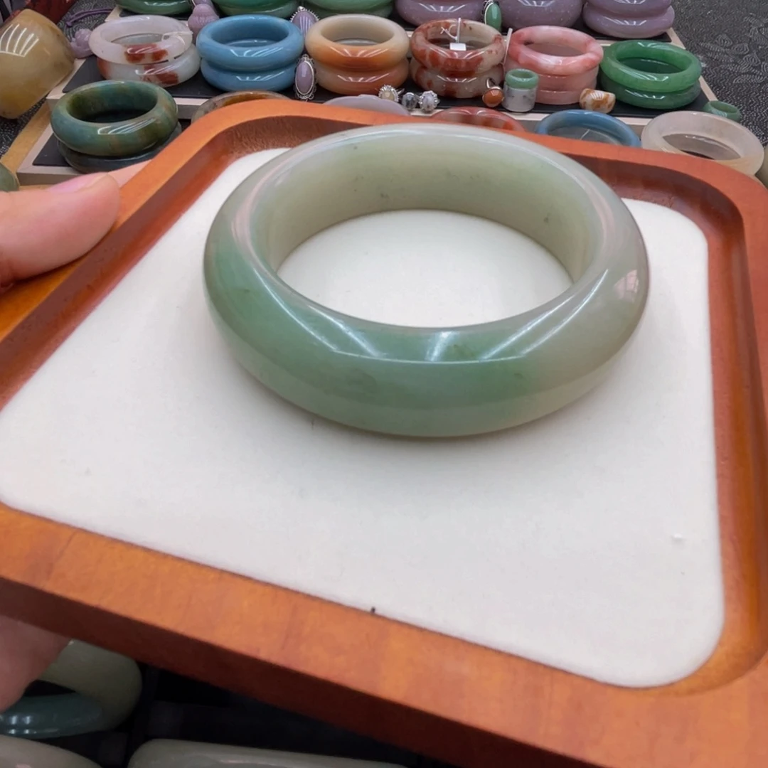 石英质玉未镶嵌圈口58