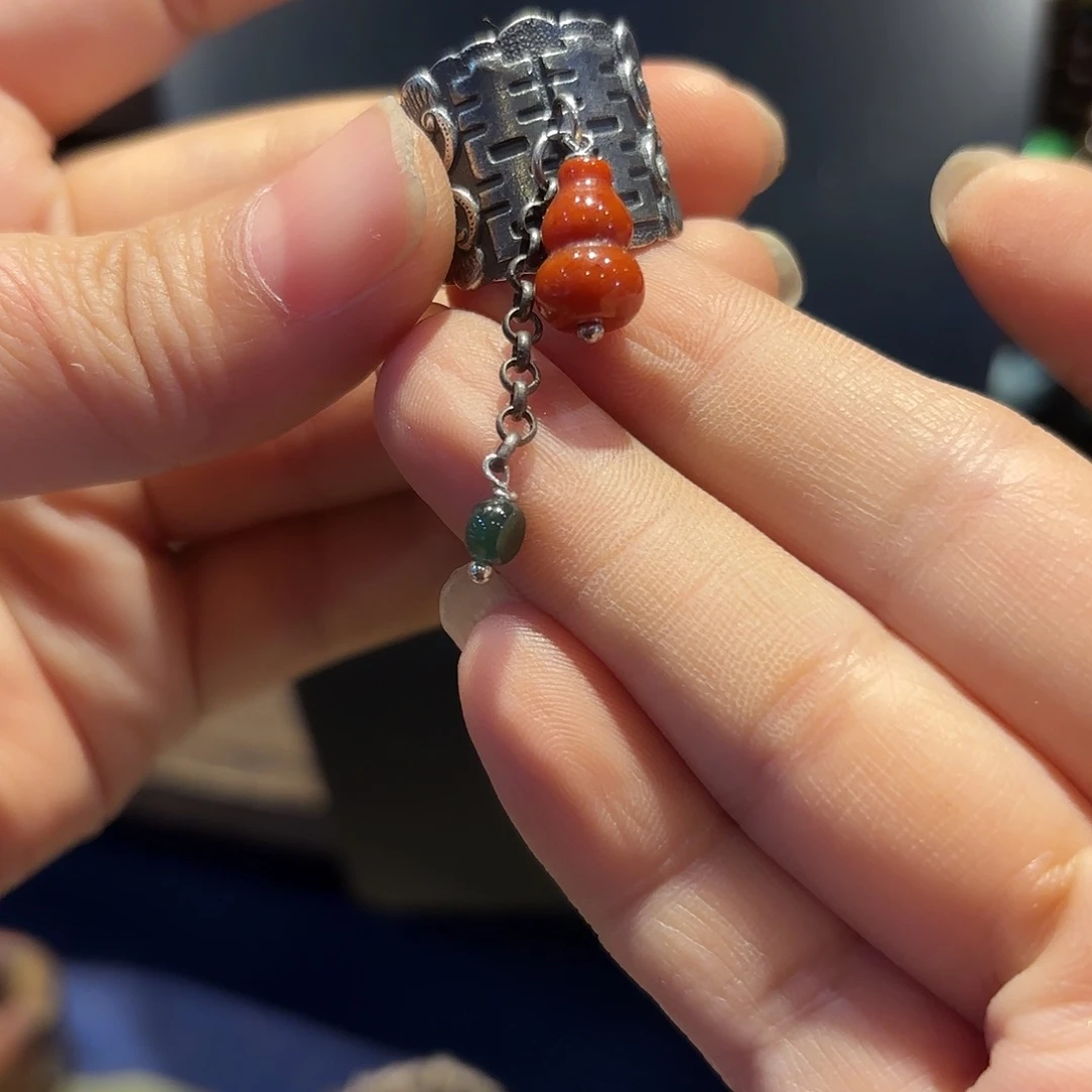 翡翠戒指未镶嵌原创