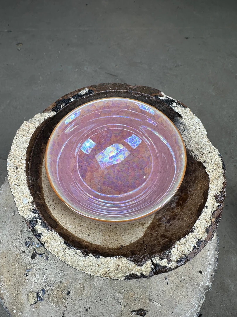 建窑建盏 【七彩樱花粉】 金口冰花盏 茶杯 主人杯