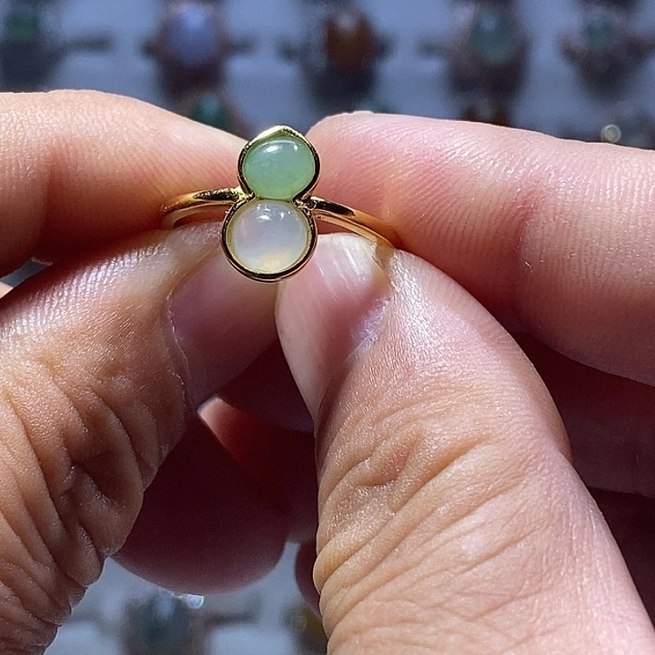 翡翠未镶嵌戒指11111