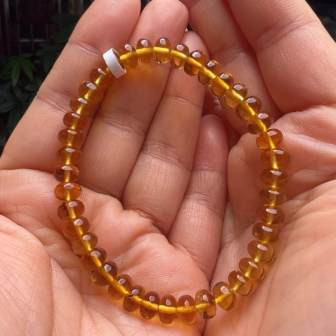 琥珀未镶嵌裸石抚顺琥珀10485七