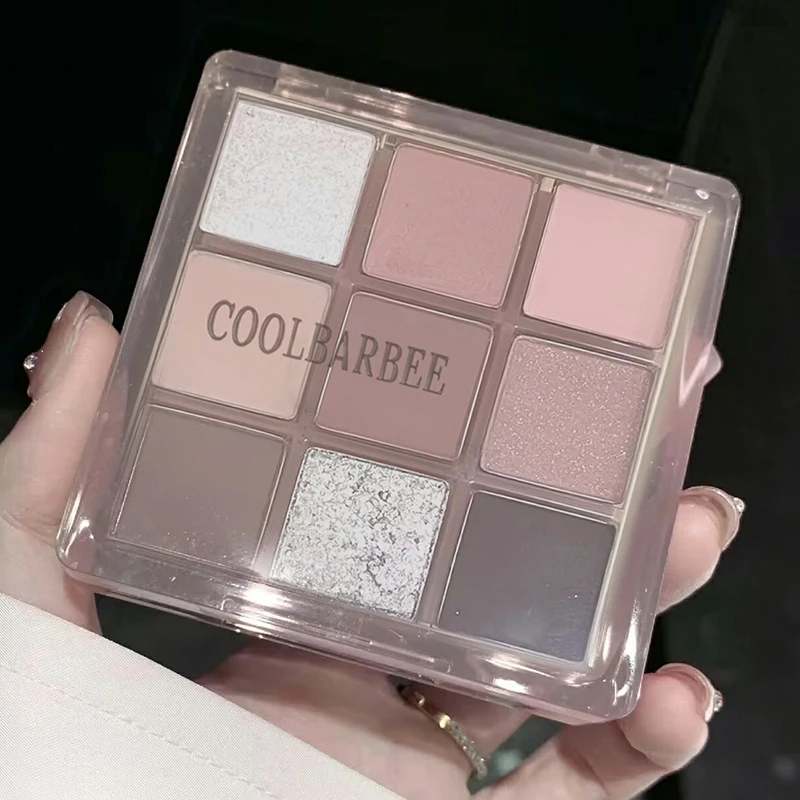 Coolbarbee沙漠棕粉盘八色眼影自然色柔雾珠光同款