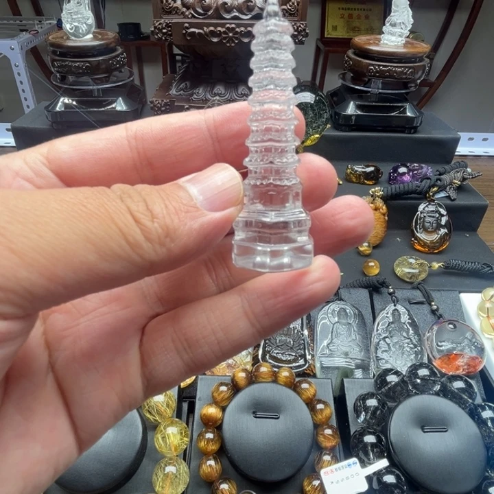 银S925镶嵌颈饰水晶