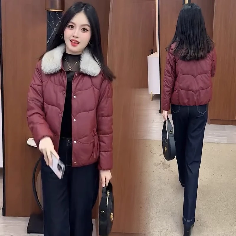 时尚棉服女款2025新款冬季棉衣洋气保暖棉袄超好看冬装厚外套