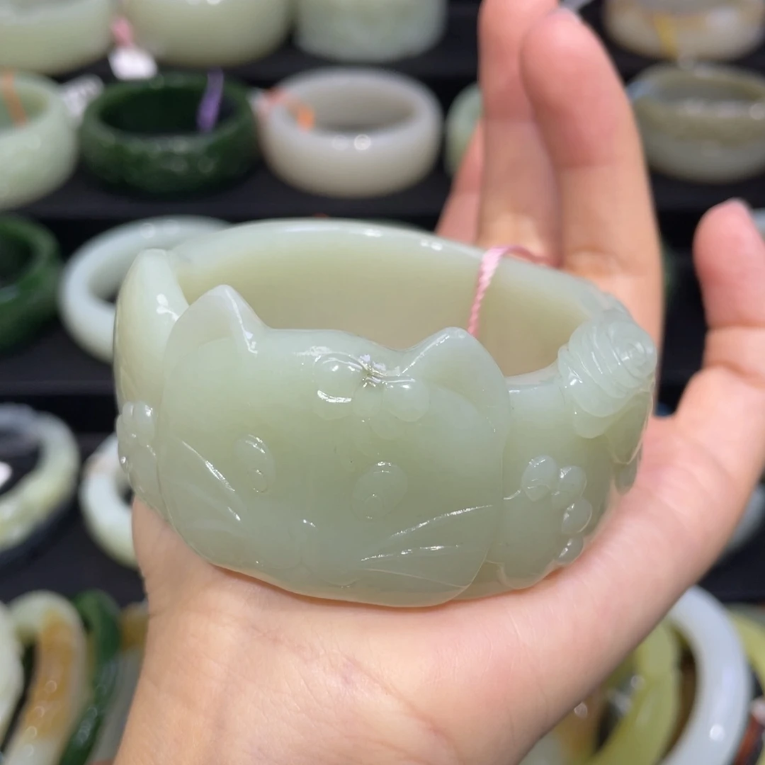 未镶嵌手镯和田玉愛****⁹1