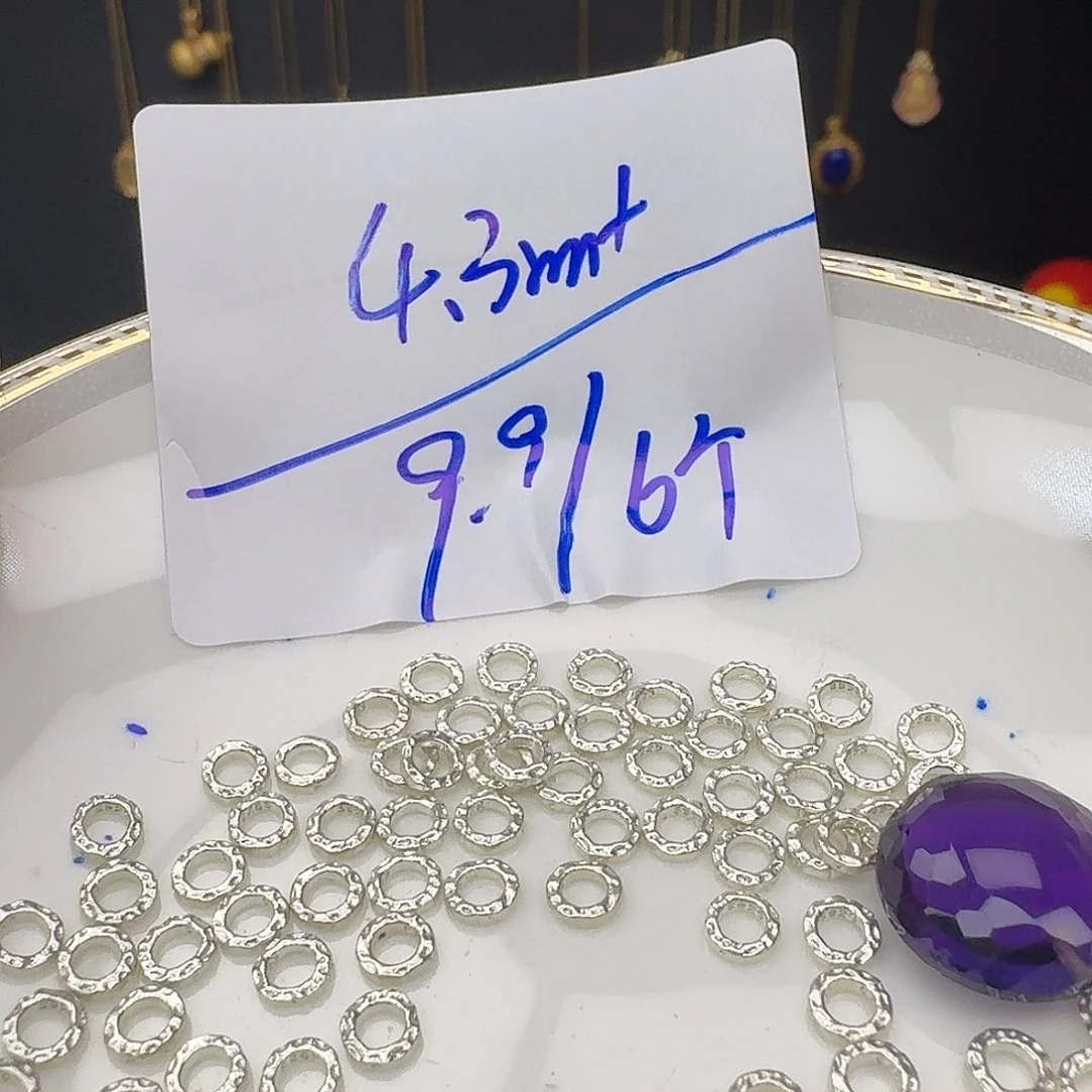 紫晶银S925镶嵌颈饰紫水晶925镶嵌41