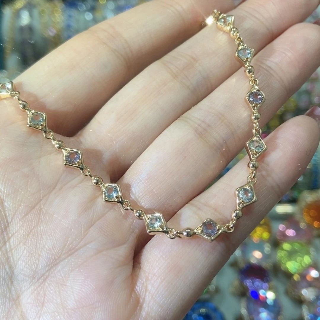 66锆石（处理）手链