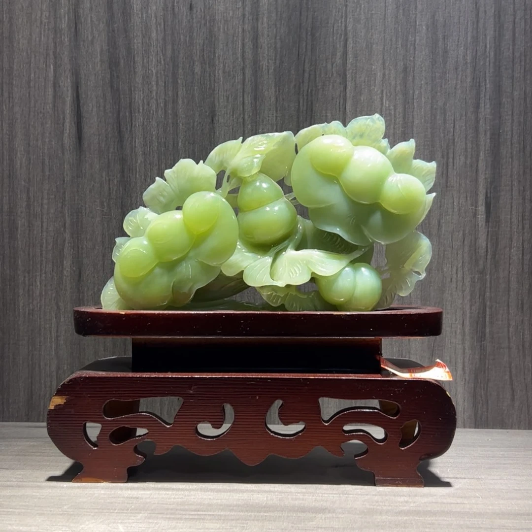 蛇纹石玉（覆膜）珠宝奇石未镶嵌