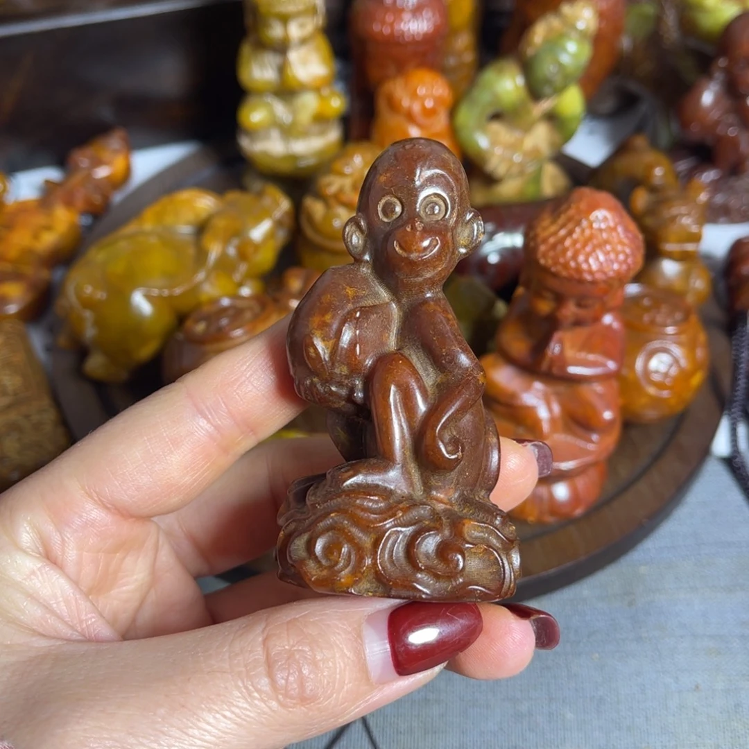 蛇纹石玉合金颈饰