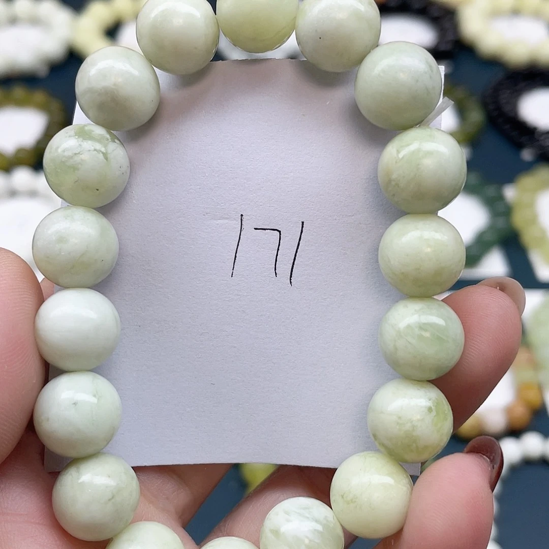 未镶嵌蛇纹石玉手串