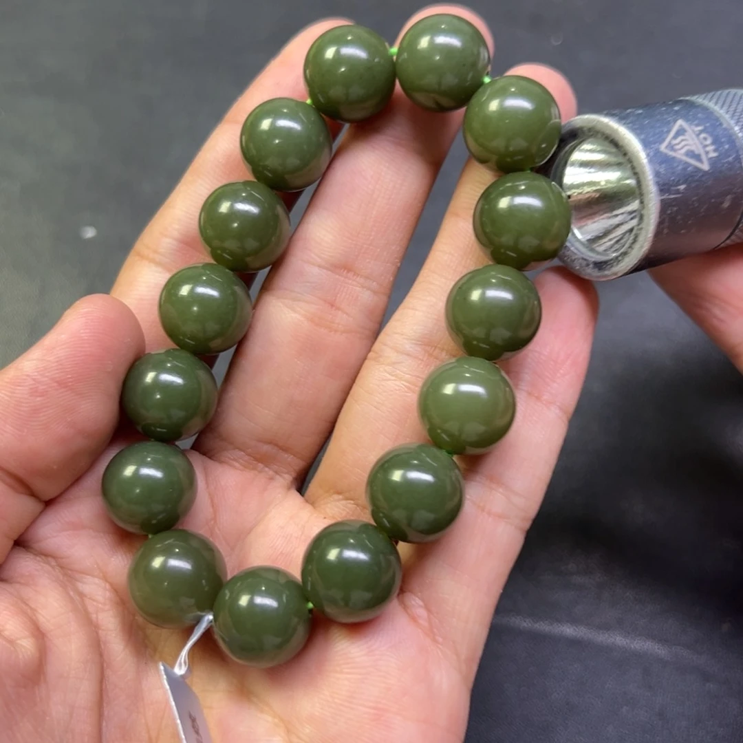 和田玉未镶嵌颈饰多样性新疆沙枣青Ａ➕级卡14货头