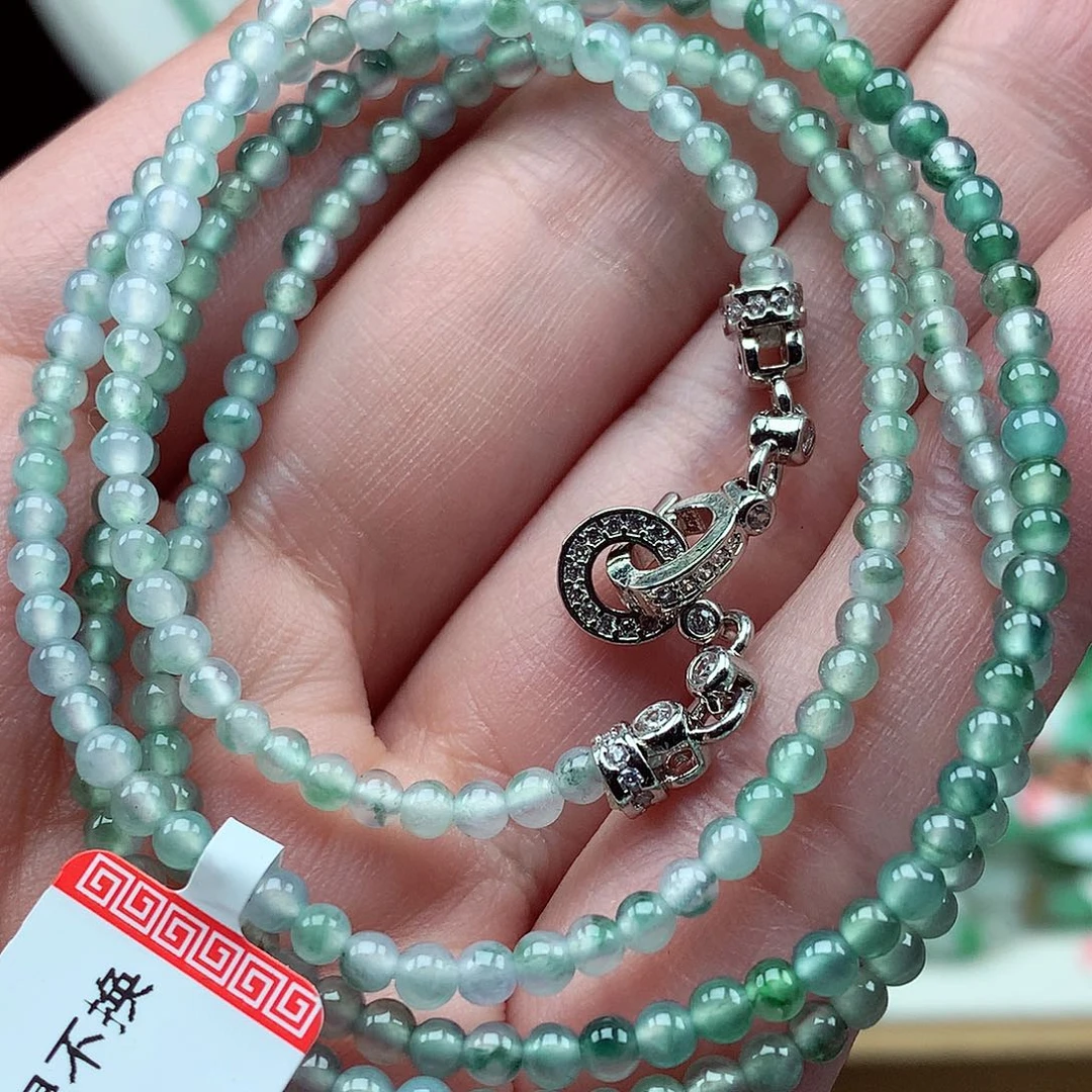 翡翠未镶嵌项链翡翠