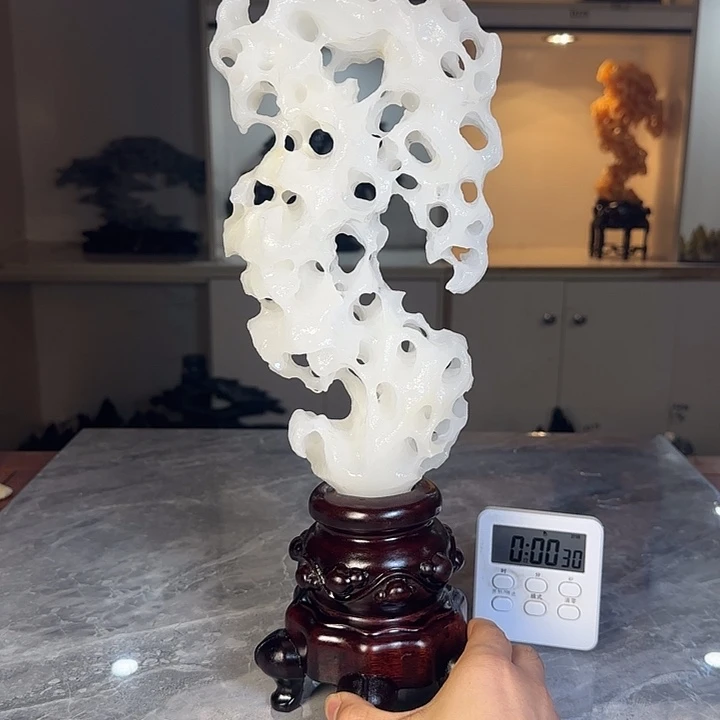 9***6奇石茶宠鱼缸文房摆件