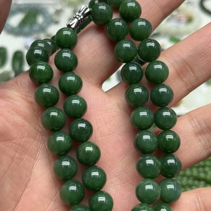 和田玉（碧玉）项链未镶嵌