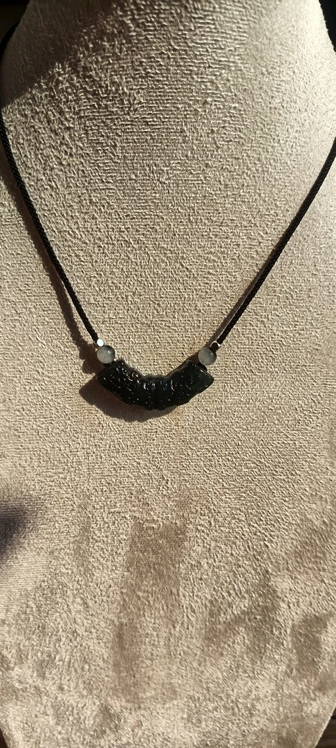 天然岫玉吊坠玉衡男女同款