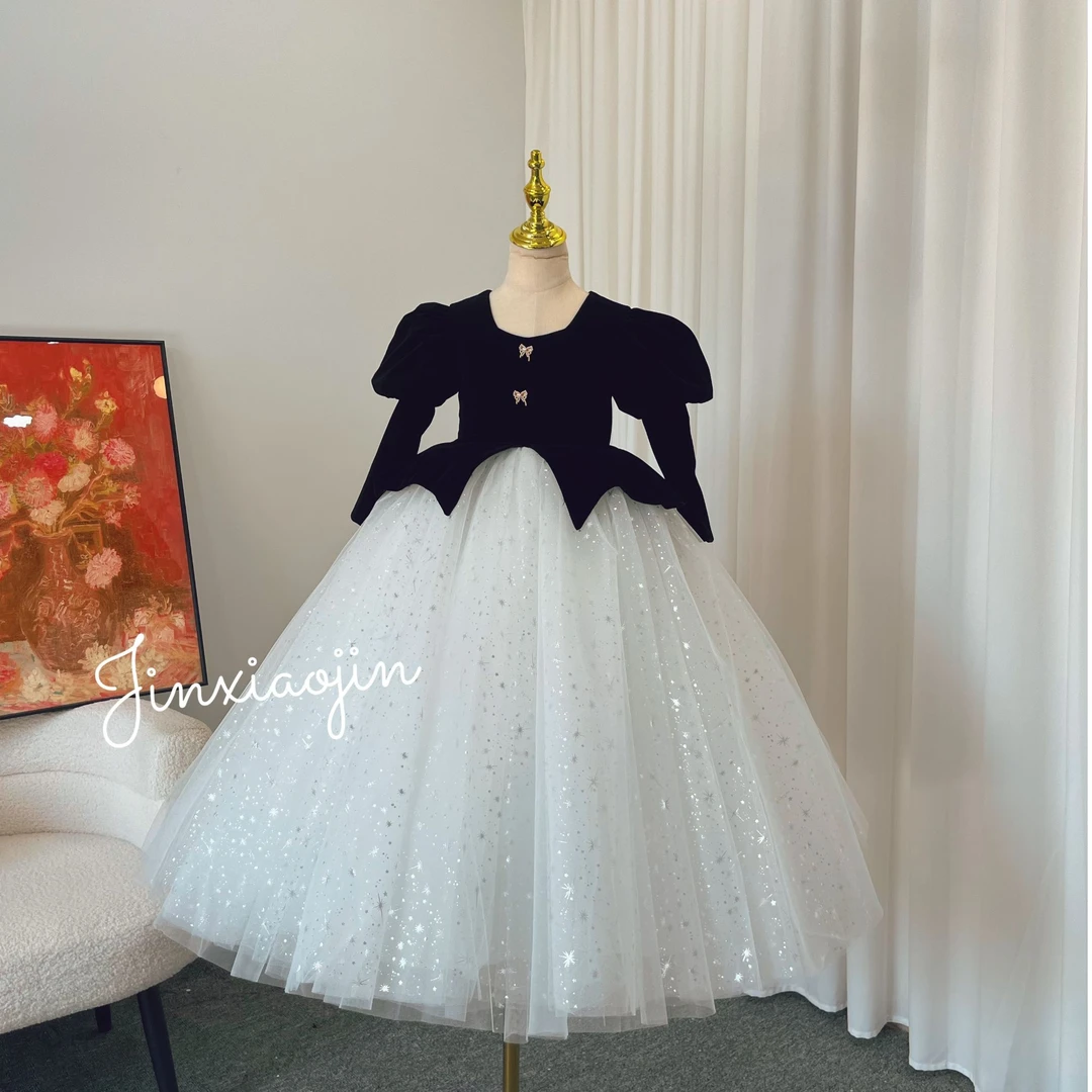 【奥黛丽-赫本】秋冬上新生日走秀钢琴礼服